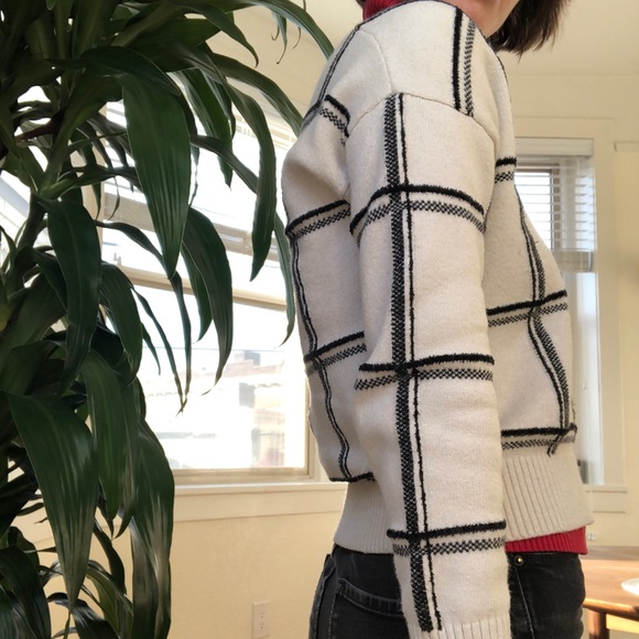 Windowpane Sweater - Picture 2 of 5